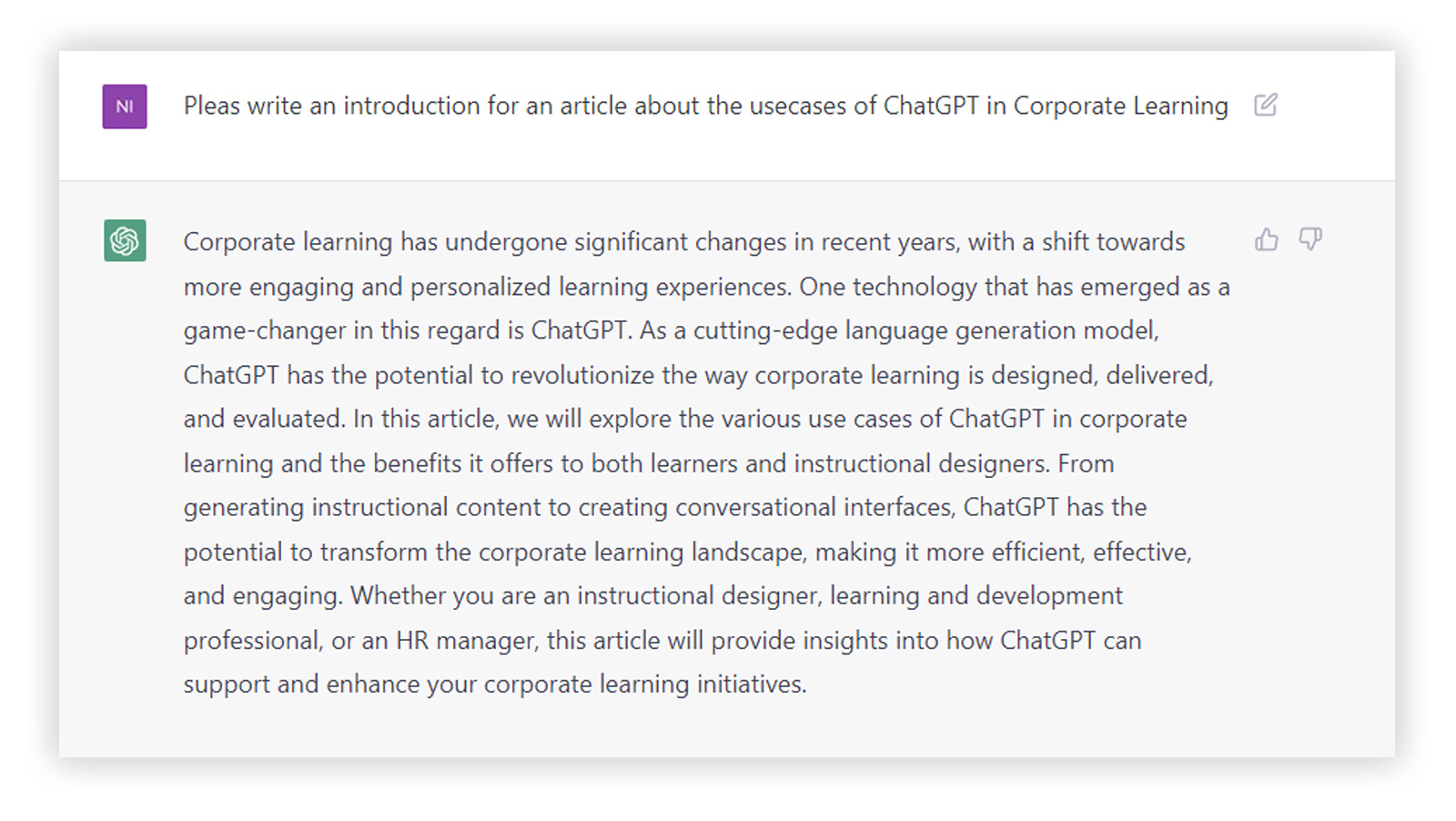 screenshot chatGPT